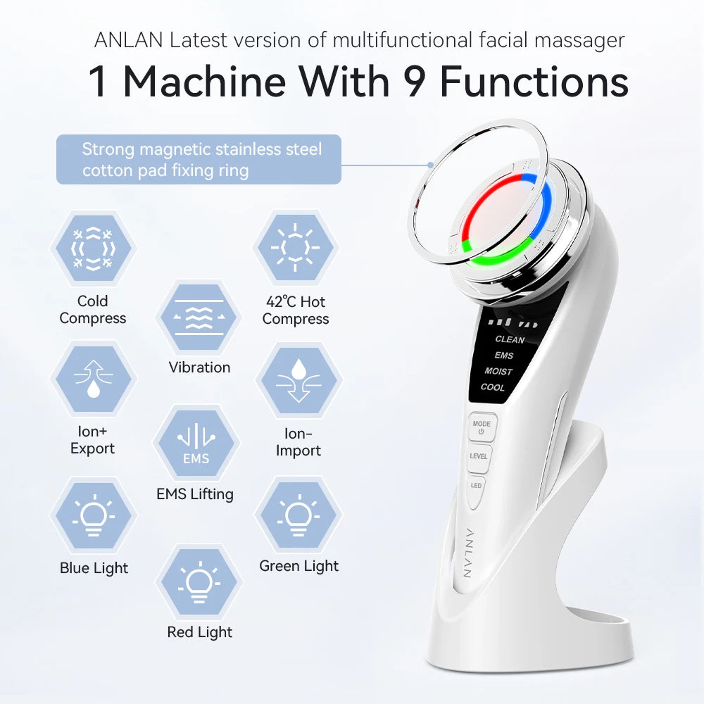 ANLAN Ohio EMS Pro – Lifting visage, rajeunissement, compresses chaud/froid