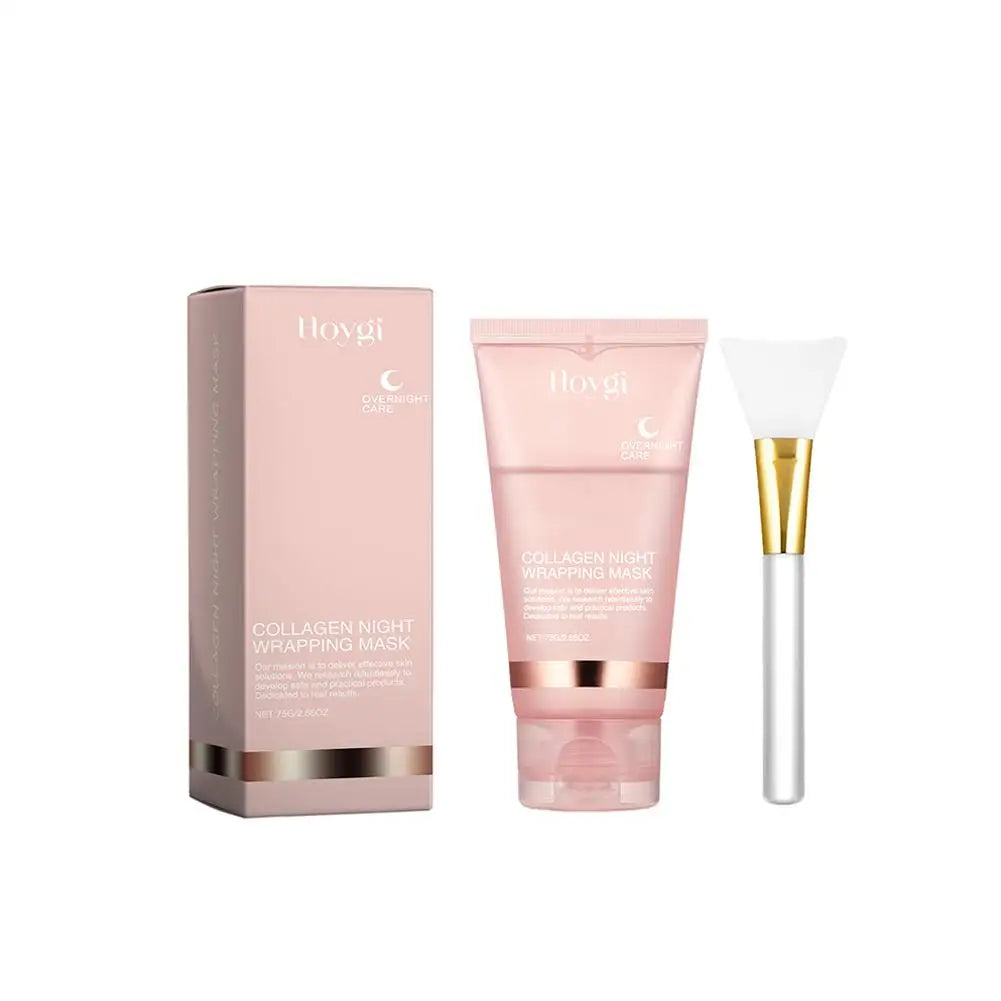 Masque Nuit Collagène – Hydratation Intense & Peau Repulpée (résout le problème de peau sèche et fatiguée)