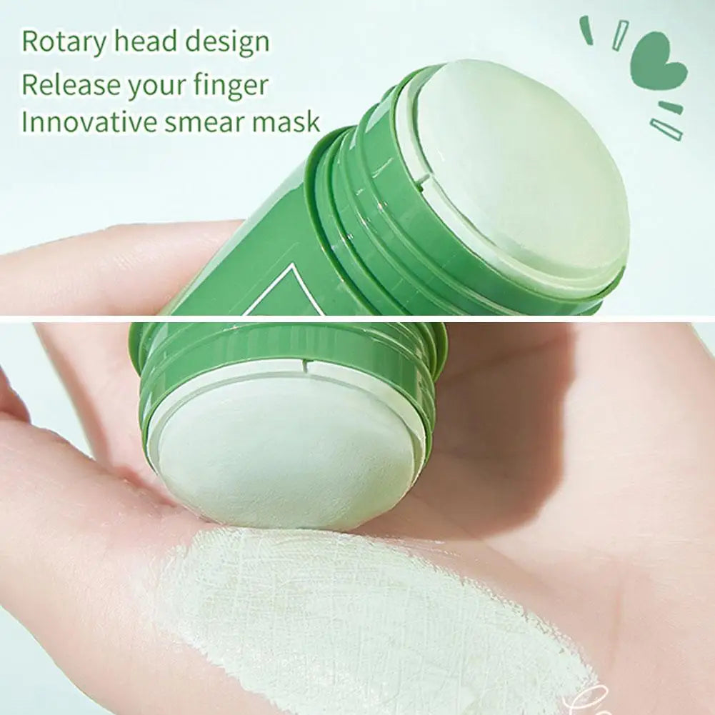 Masque Boue Thé Vert & Aubergine – Anti-Points Noirs & Pores Resserrés.