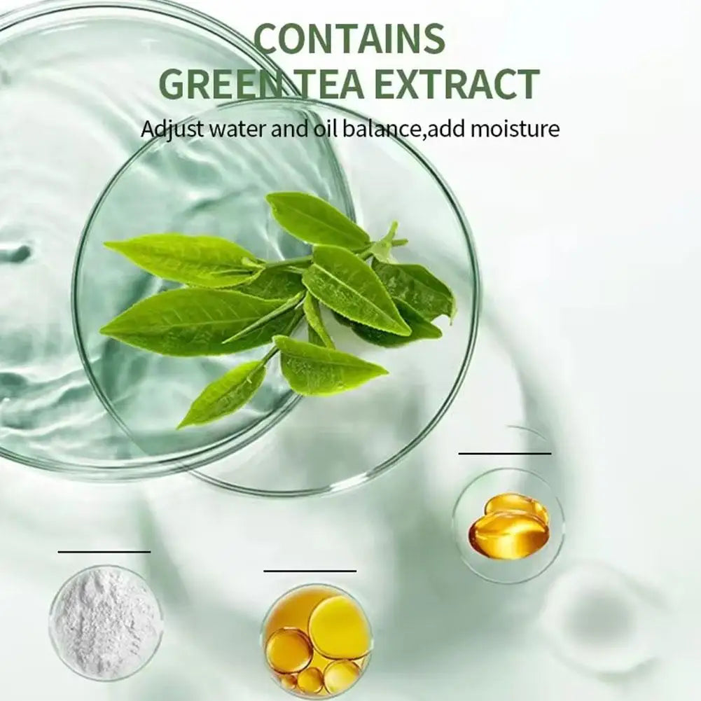 Masque Boue Thé Vert & Aubergine – Anti-Points Noirs & Pores Resserrés.