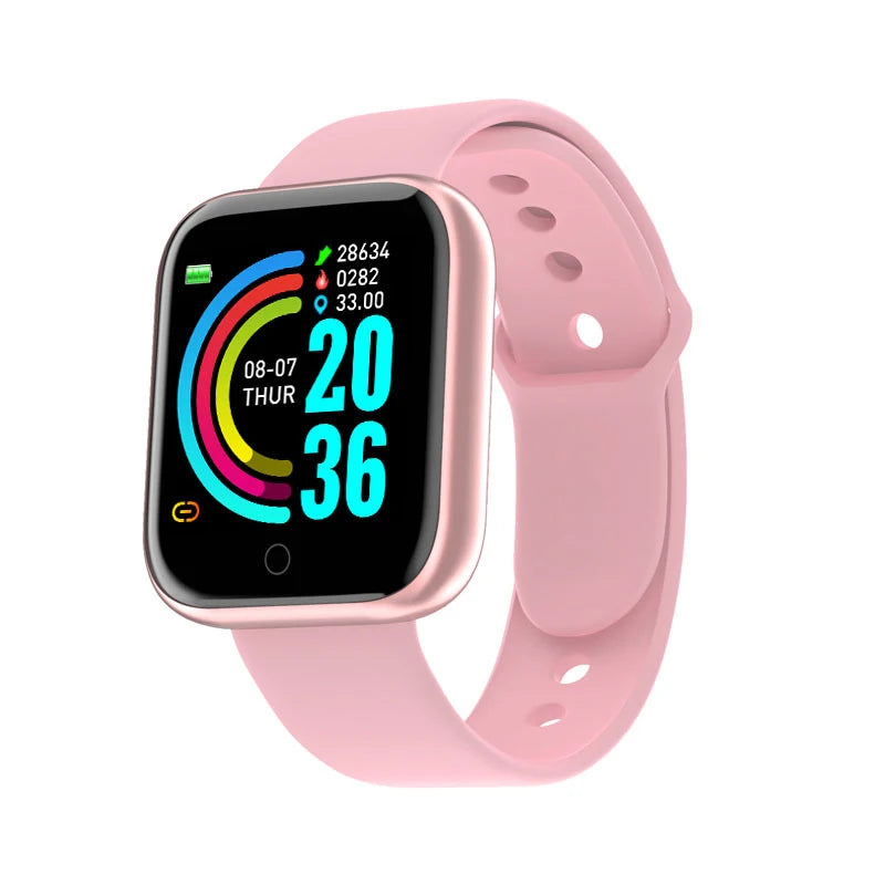 Montre intelligente multifonctionnelle pour hommes et femmes, Bluetooth, téléphone connecté, musique, fitness, bracelet de sport, moniteur de sommeil, Y68, D20