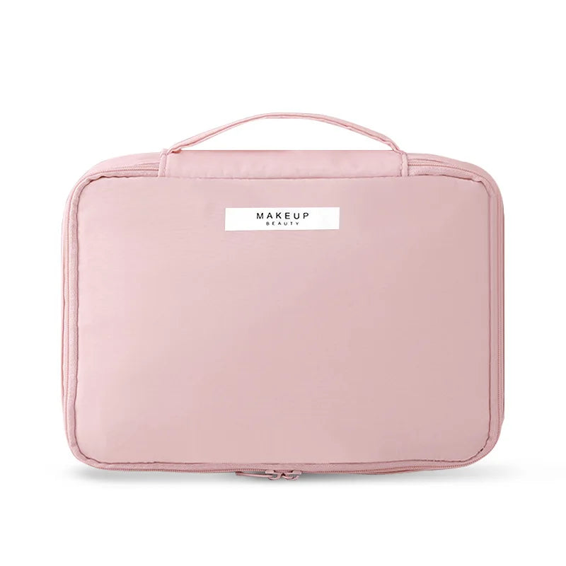Sac à cosmétiques Portable pour femmes, Index d'apparence élevée, sac de lavage de voyage de grande capacité, sac de rangement de maquillage tridimensionnel