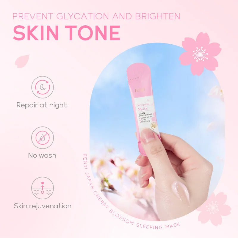 Kit visage Sakura – Soins coréens 9 pièces : nettoyant, crème solaire, masque yeux