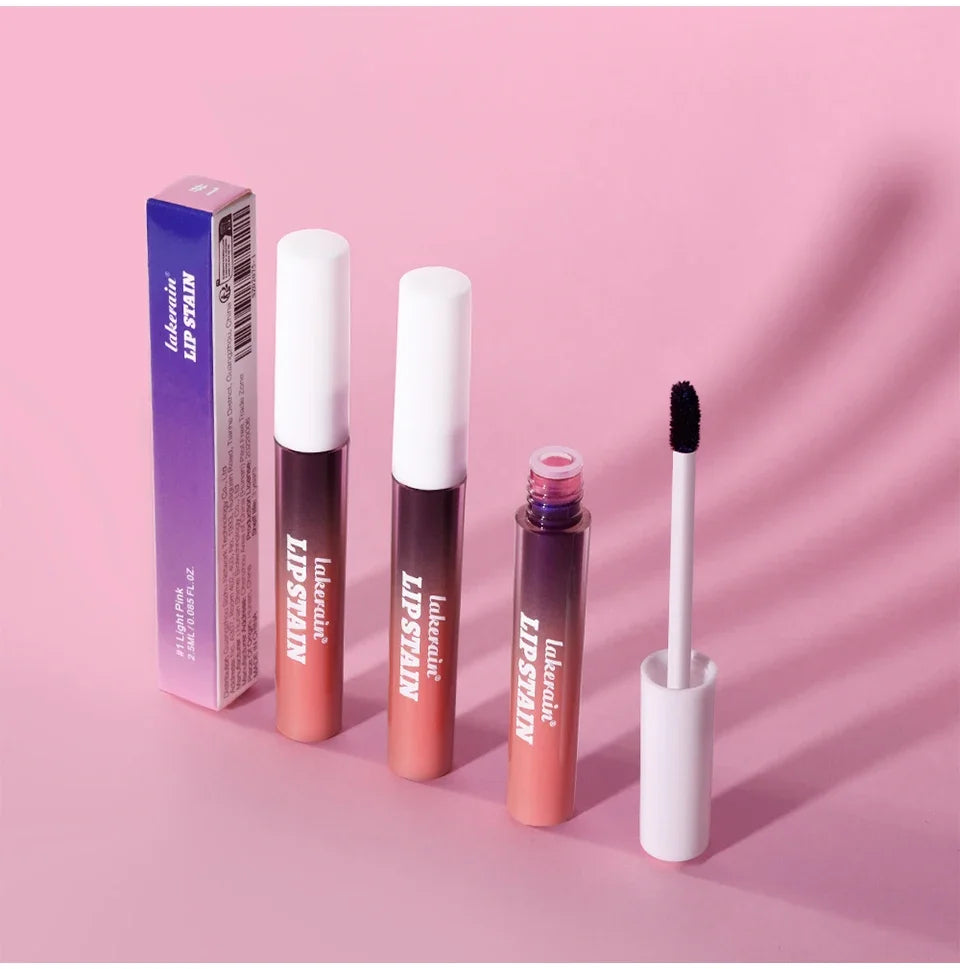 Rouge à lèvres liquide imperméable, 3 couleurs, hydratant durable, brillant à lèvres, ne se décolore pas, Sexy, tatouage teint, cosmétiques pour les lèvres