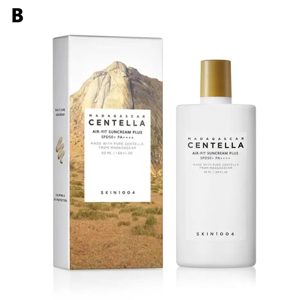 Coffret Visage Centella – Sérum, Crème Solaire & Ampoule.