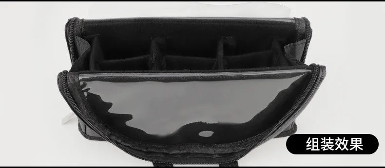 Sac de rangement de maquillage Portable européen et américain, sac à main de maquillage professionnel avec fermeture magnétique, sac à brosse pliable, grande casquette