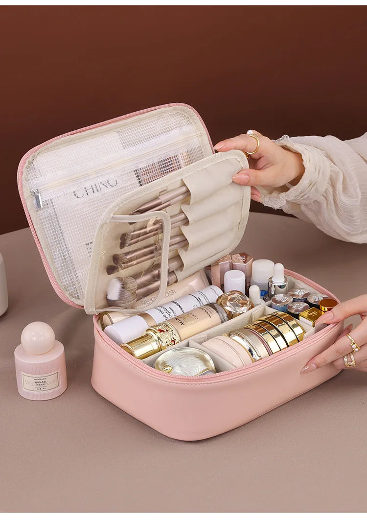 Sac de Voyage Cosmétique Étanche à Grande Capacité