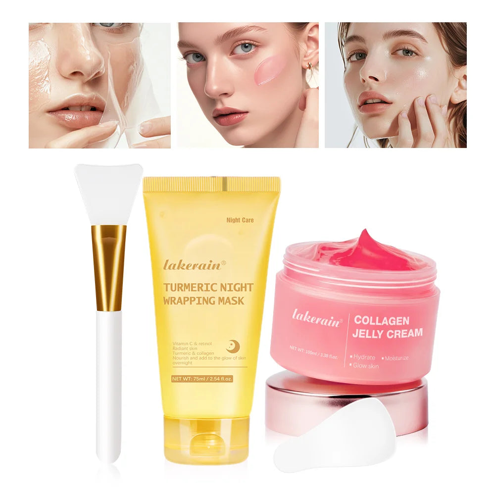 Masque Visage Nuit – Collagène & Exfoliation