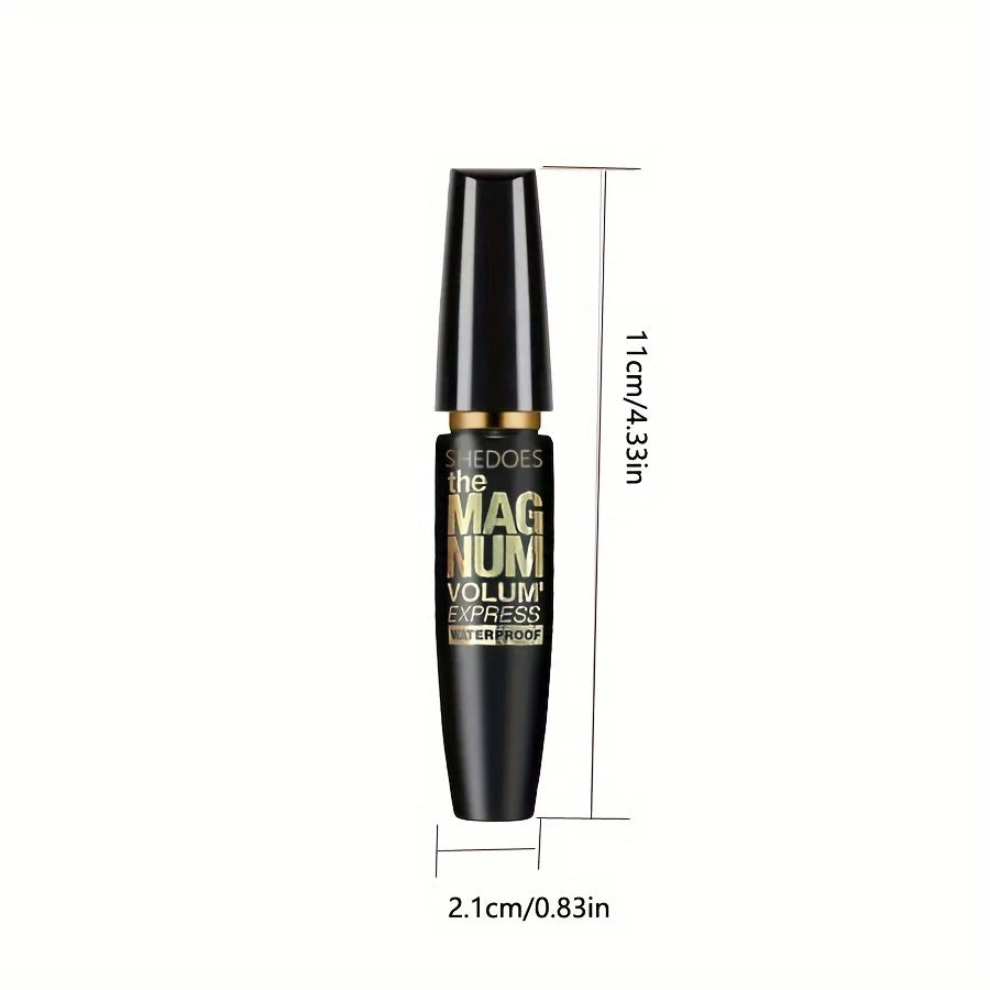 Mascara noir 4D, fibre liquide, imperméable, UNIS issant, allongeant, curling