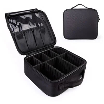 Trousse à cosmétiques intelligente LED, grande capacité, esthéticienne féminine, soins de la peau, trousse de maquillage de voyage, produit neuf avec miroir, étui de maquillage pour femmes
