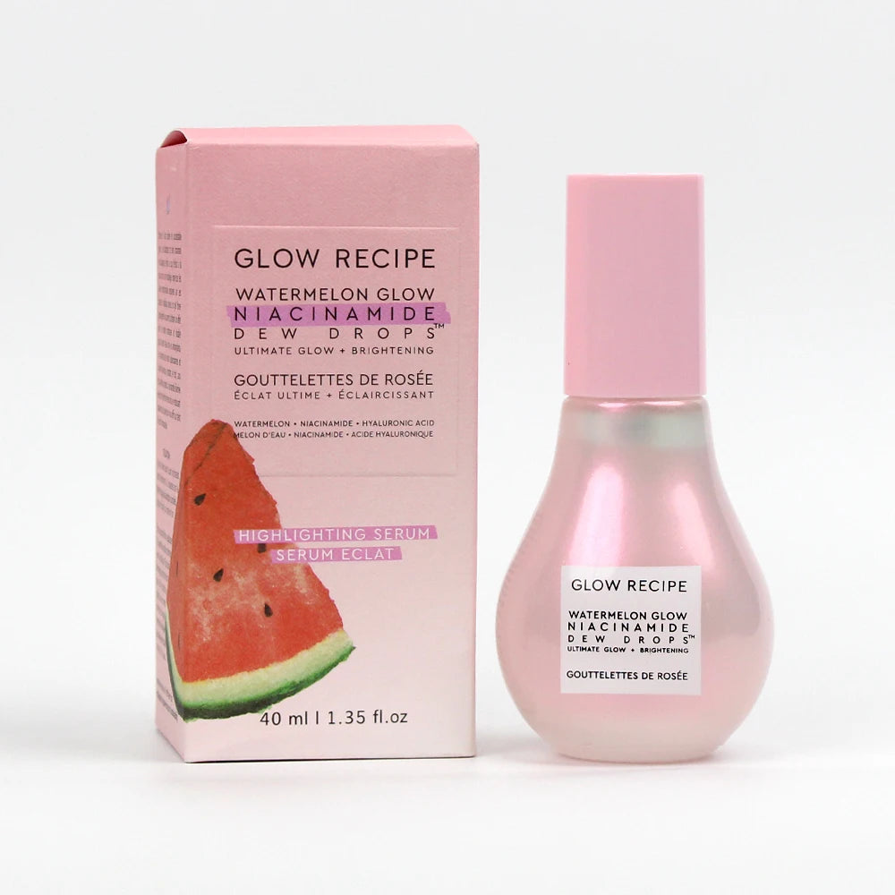 Glow Recette Niacinamide WaterNeutrGlow Gouttes de Rosée, Élimination de la Pigmentation, Sérum Éclaircissant pour le Visage et le Corps, 40ml
