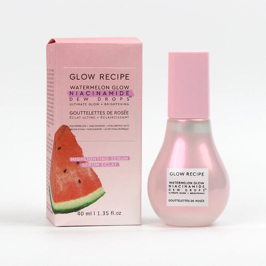 Glow Recette Niacinamide WaterNeutrGlow Gouttes de Rosée, Élimination de la Pigmentation, Sérum Éclaircissant pour le Visage et le Corps, 40ml