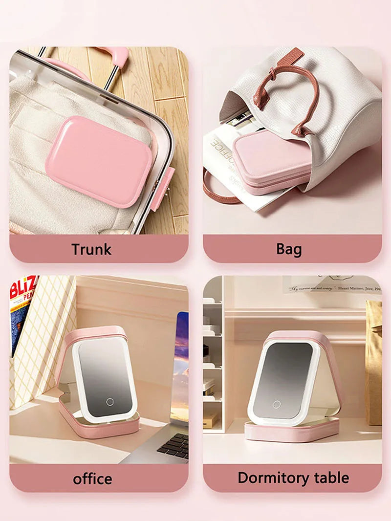Trousse Beauté LED avec Miroir Intégré