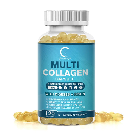 GPGP Greenpeople Capsule de collagène hydrolysé éclaircit la peau aide à la santé des articulations, du cartilage et du corps peau rayonnante jeune