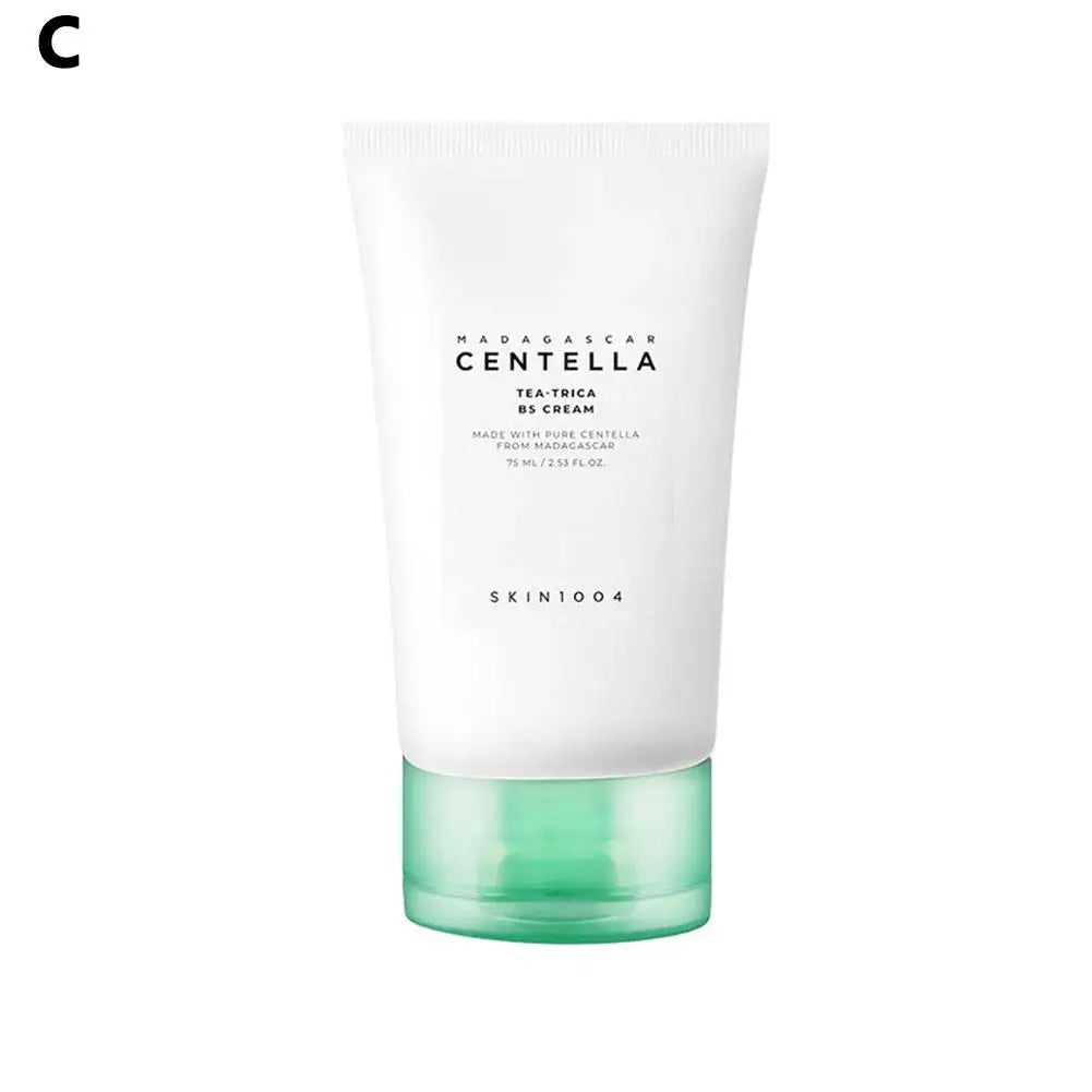 Coffret Visage Centella – Sérum, Crème Solaire & Ampoule.