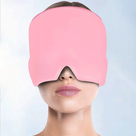 Casquette gel 2-en-1 pour soulager migraines et maux de tête – Thérapie chaude/froide