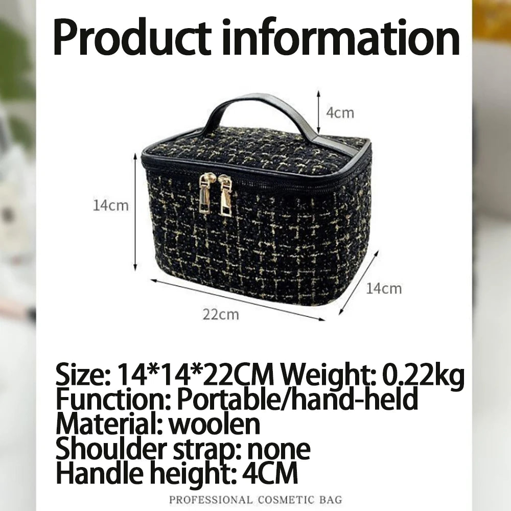 Grande capacité nouvelle sortie Portable haute valeur sac cosmétique trousse de toilette sac de rangement sac à main Simple et pratique nouveau style