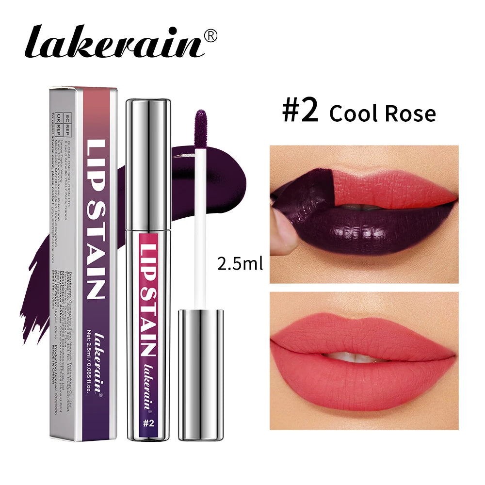Teinte à lèvres rose imperméable longue durée, résistant à la transfert, tasse antiadhésive, teinture naturelle, cosmétiques pour femmes