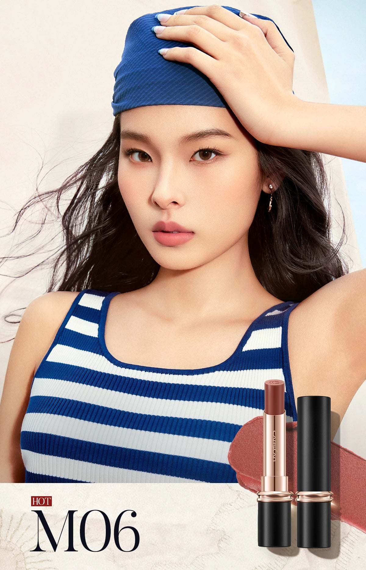 CARSLAN été Voyage limité inondation baiser rouge à lèvres aqueux hydratant Non collant mat rouge à lèvres femmes cosmétiques maquillage