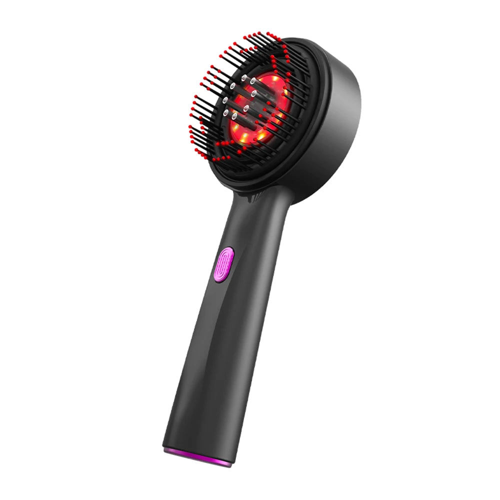 Peigne de massage électrique pour la tête, brosse pour le cuir chevelu, applicateur d'huile essentielle, grattage et pétrissage, croissance des cheveux