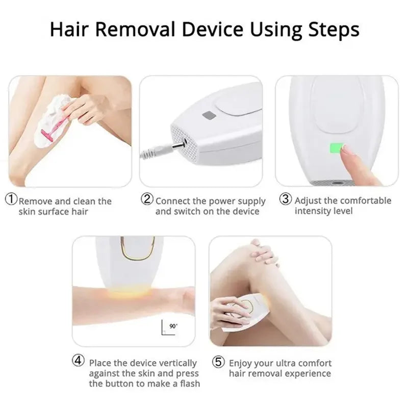Épilateur laser IPL professionnel maison – Unisexe
