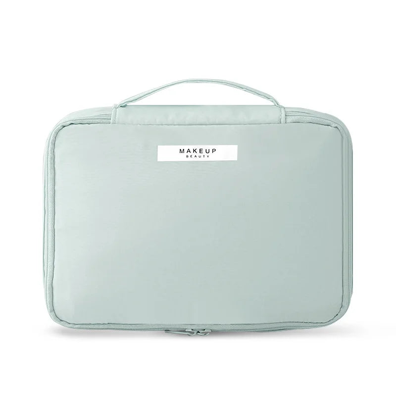 Sac à cosmétiques Portable pour femmes, Index d'apparence élevée, sac de lavage de voyage de grande capacité, sac de rangement de maquillage tridimensionnel