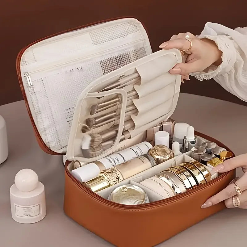 Sac de Voyage Cosmétique Étanche à Grande Capacité