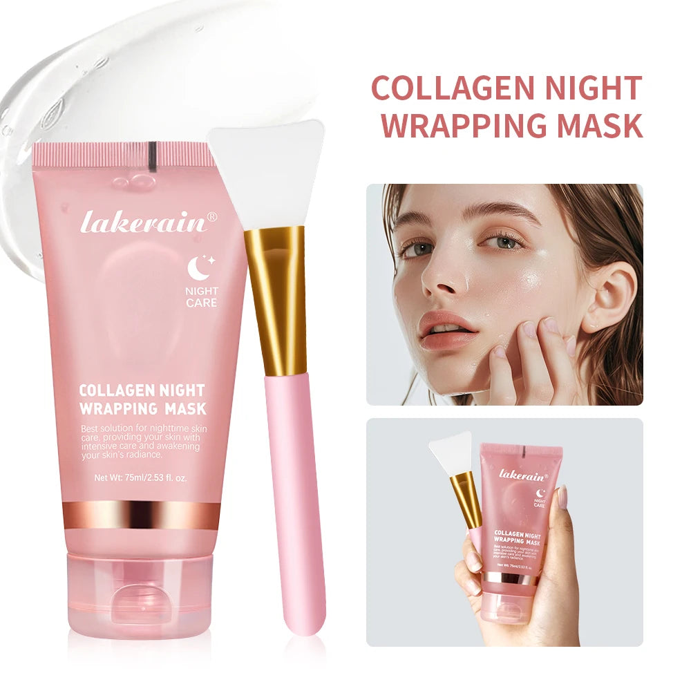 Masque Visage Nuit – Collagène & Exfoliation