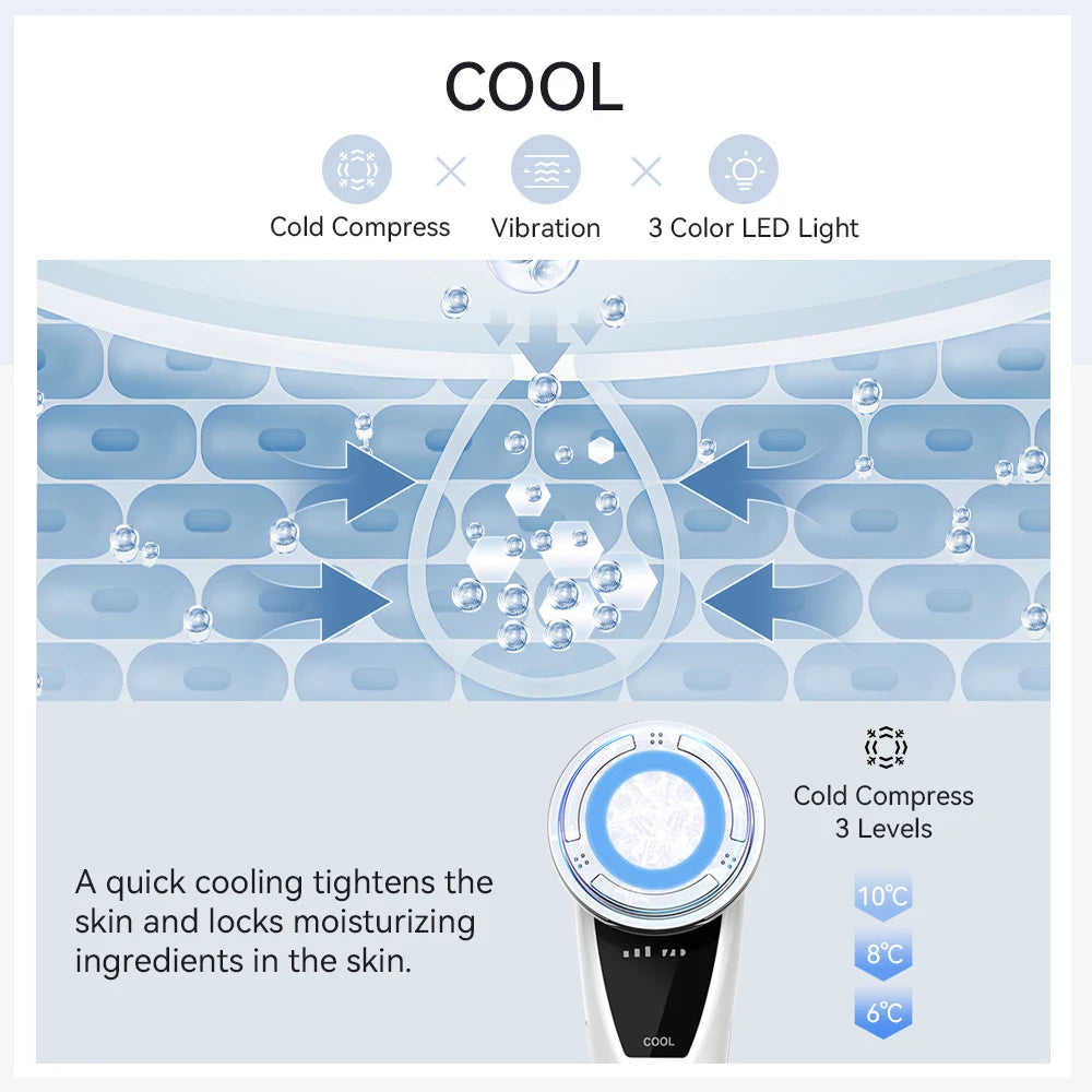 ANLAN Ohio EMS Pro – Lifting visage, rajeunissement, compresses chaud/froid