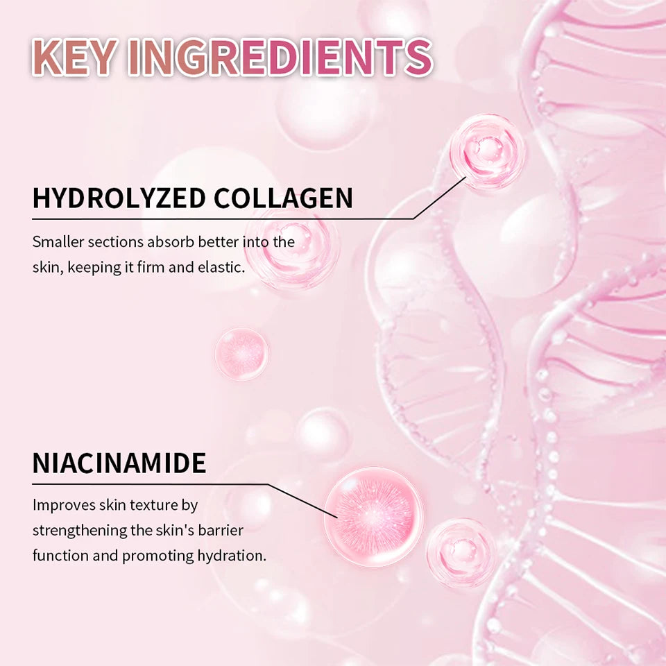 Crème collagène & niacinamide - Hydratation 24h, Glow & Lift