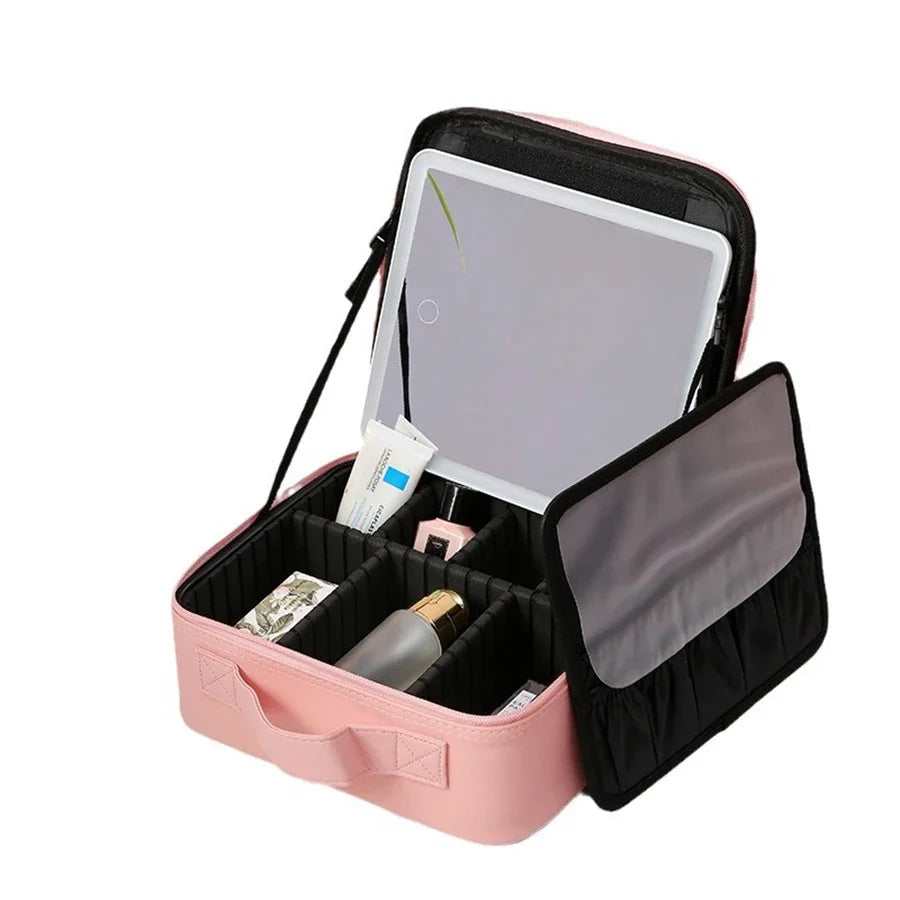 Beauty Box LED-Trousse Maquillage LED – Élégance Nomade.