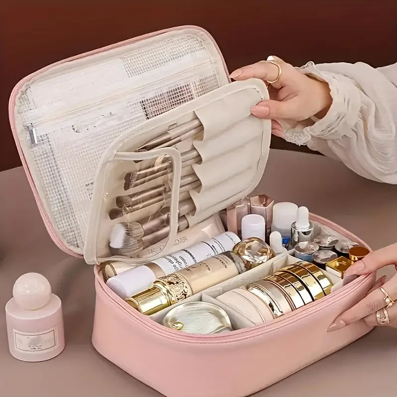 Sac de Voyage Cosmétique Étanche à Grande Capacité