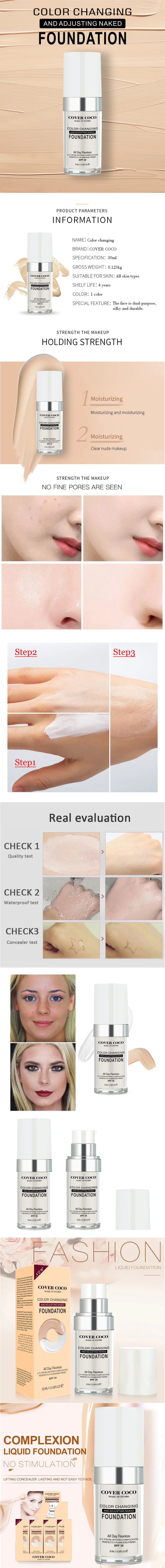 Cover Coco – Fond de teint liquide longue tenue et hydratant
