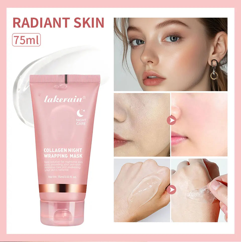 Masque coréen au collagène profond, masque pelable, Anti-rides, Lifting, soins de la peau, Bio Pack, emballage de nuit pour femme, peau de nuit