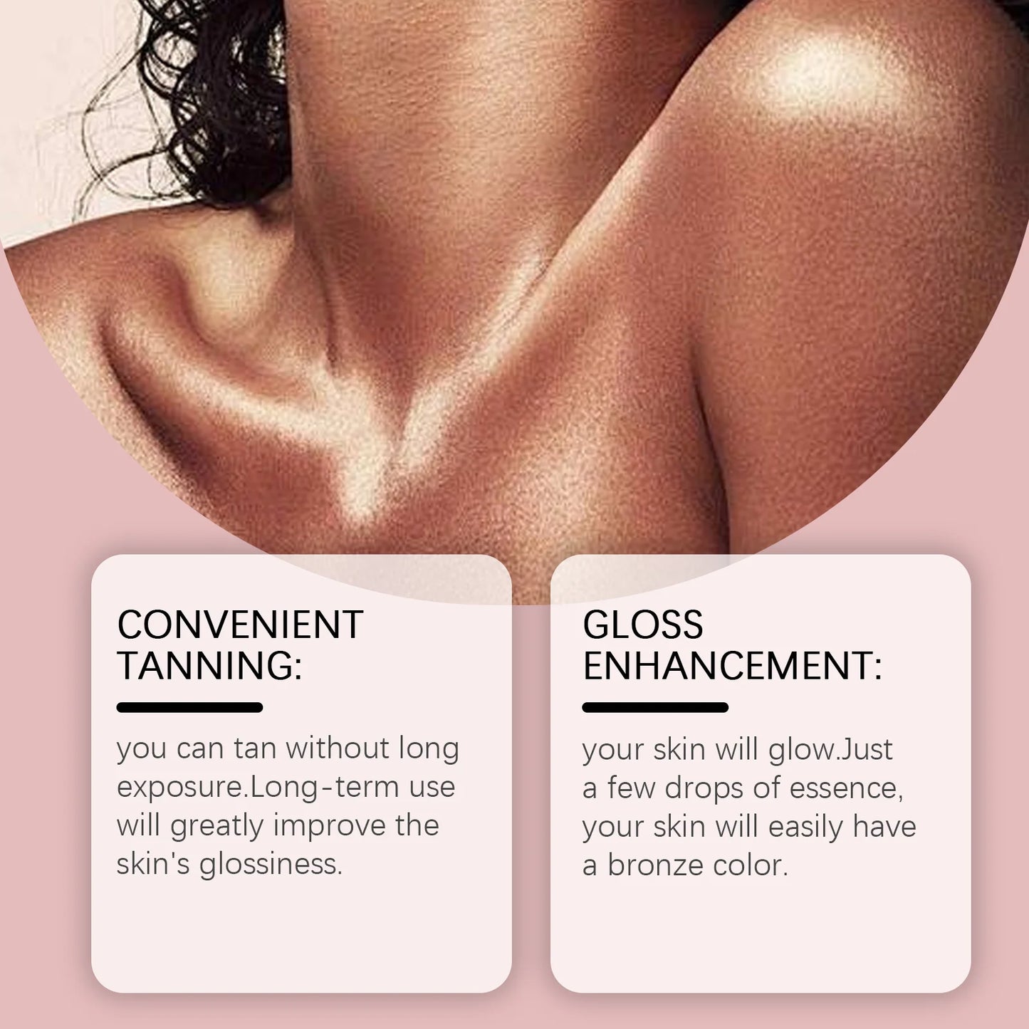 Gouttes de bronzage pastèque – Accélérateur sans soleil, hydratant visage & corps