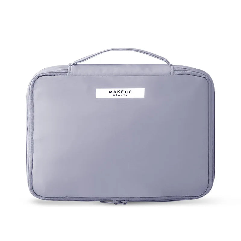 Sac à cosmétiques Portable pour femmes, Index d'apparence élevée, sac de lavage de voyage de grande capacité, sac de rangement de maquillage tridimensionnel