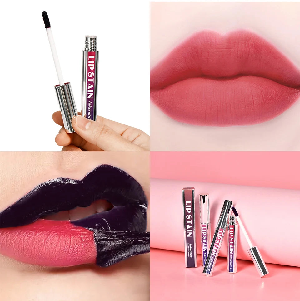 Teinte à lèvres rose imperméable longue durée, résistant à la transfert, tasse antiadhésive, teinture naturelle, cosmétiques pour femmes