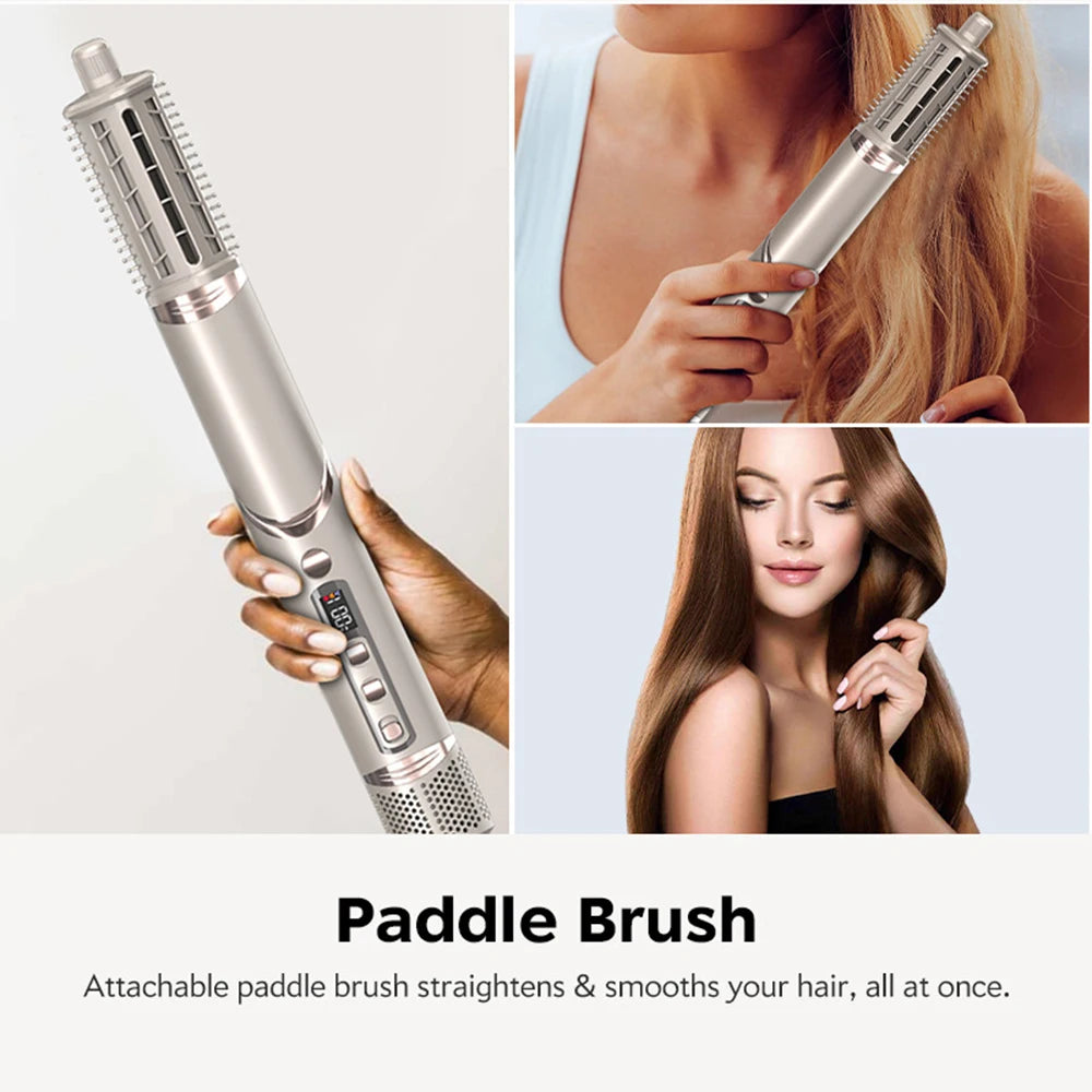 Sèche-cheveux pliant professionnel, fer à friser automatique, outils de coiffure de salon, air wrap, haute vitesse, 110000, 8 en 1