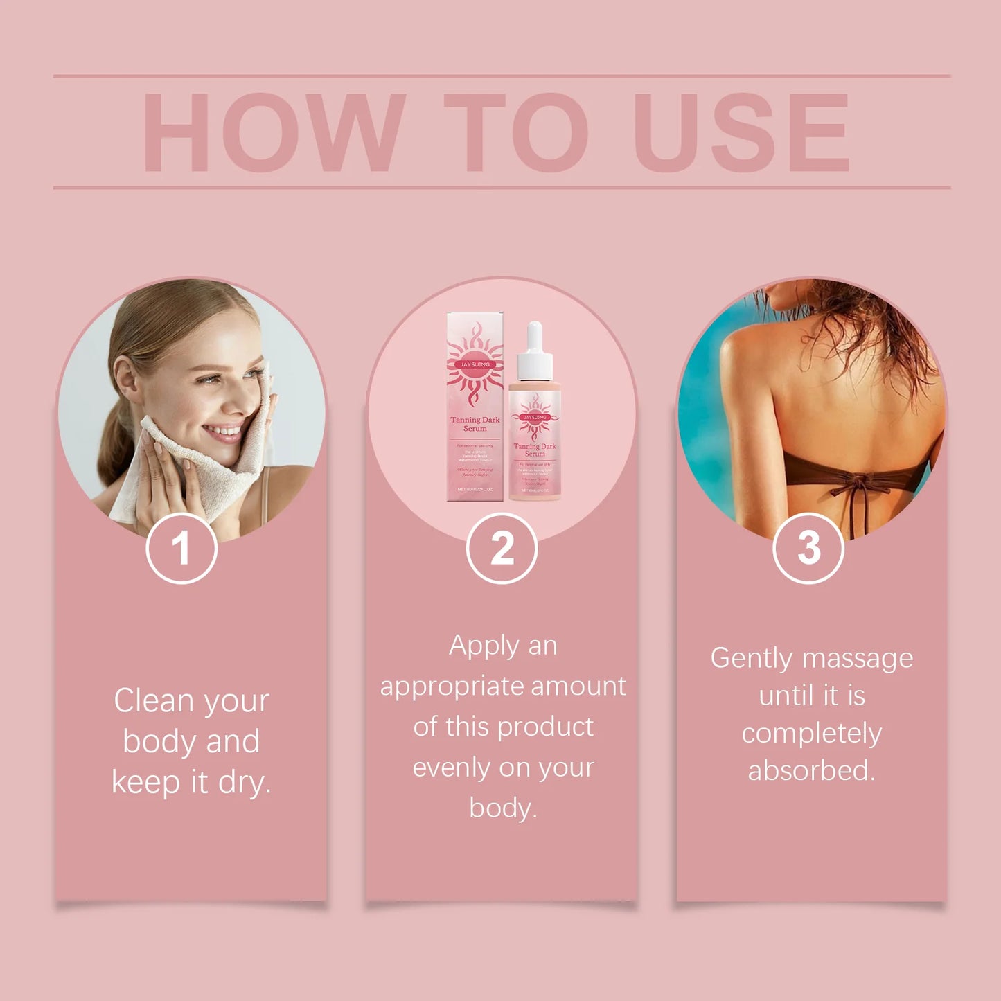 Gouttes de bronzage pastèque – Accélérateur sans soleil, hydratant visage & corps