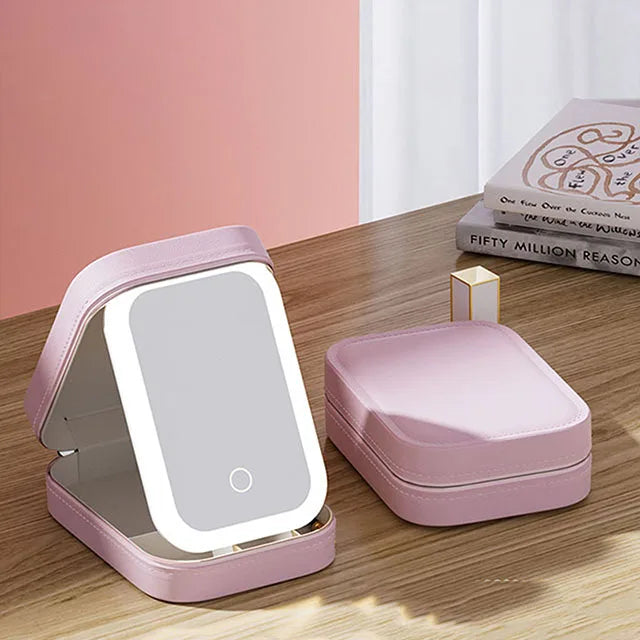 Trousse Beauté LED avec Miroir Intégré