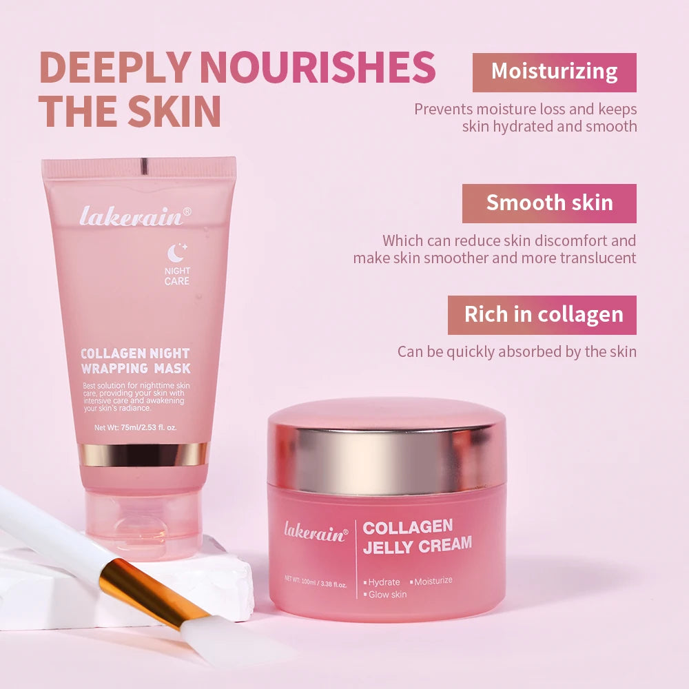 Masque Visage Nuit – Collagène & Exfoliation
