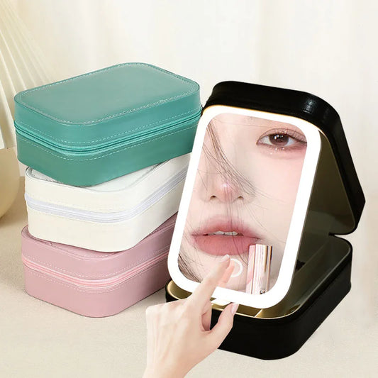 Trousse Beauté LED avec Miroir Intégré