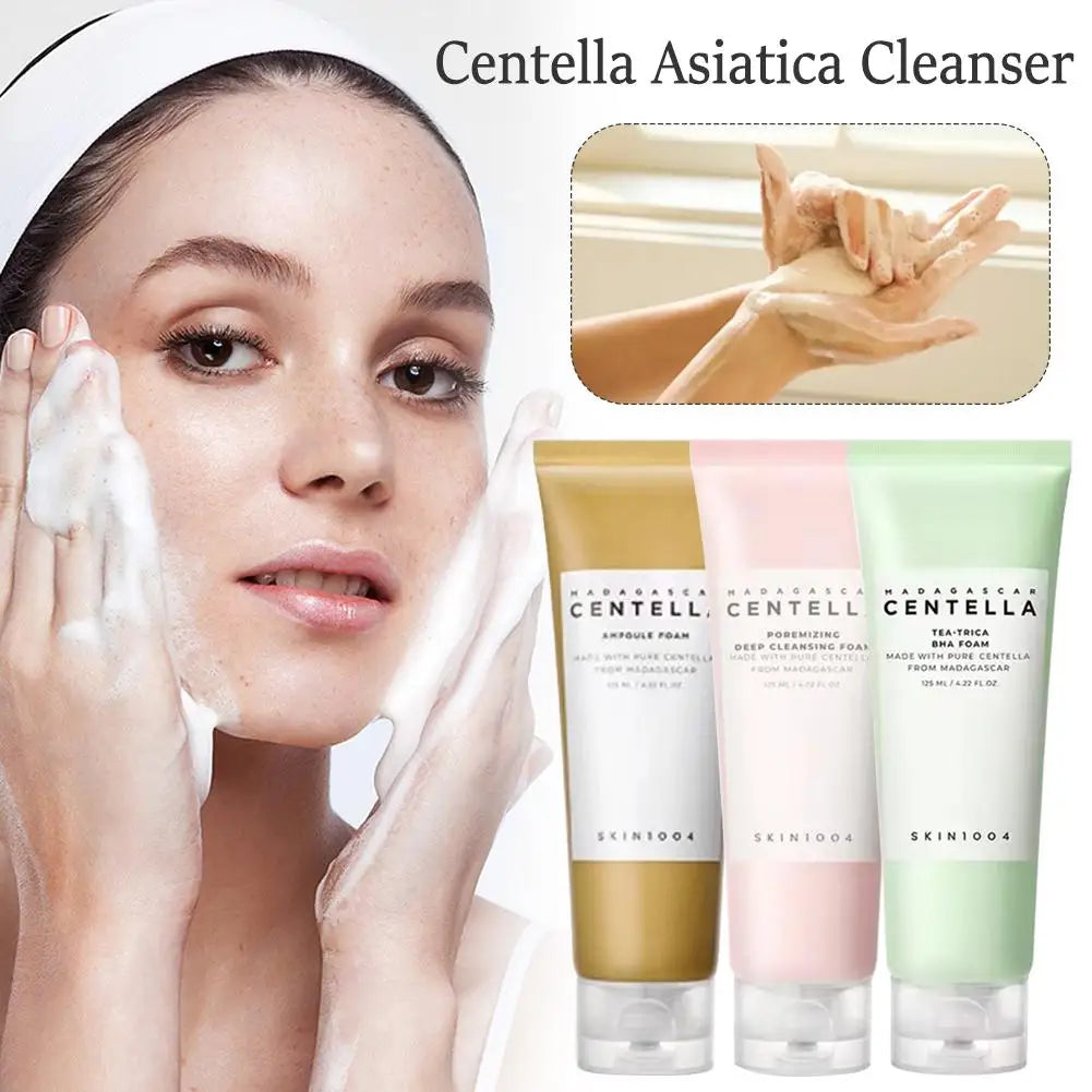 Coffret Visage Centella – Sérum, Crème Solaire & Ampoule.