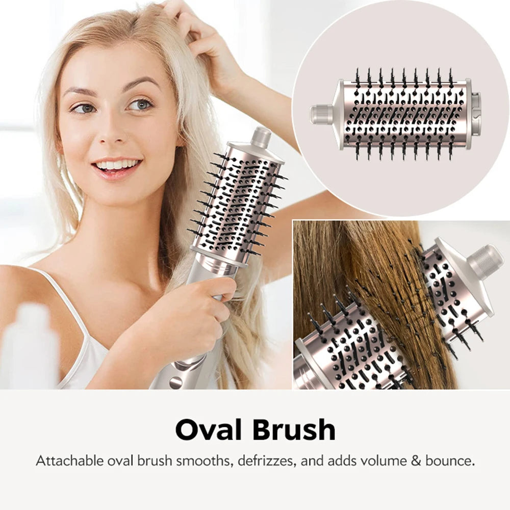 Sèche-cheveux pliant professionnel, fer à friser automatique, outils de coiffure de salon, air wrap, haute vitesse, 110000, 8 en 1