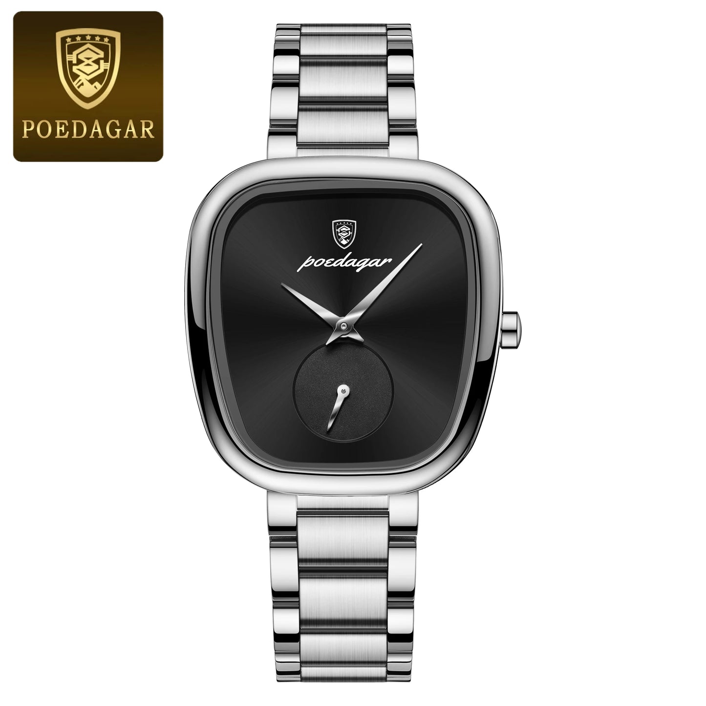 POEDAGAR montre de luxe pour femme étanche en acier inoxydable Quartz dames montre de haute qualité femmes montres élégant femme horloge