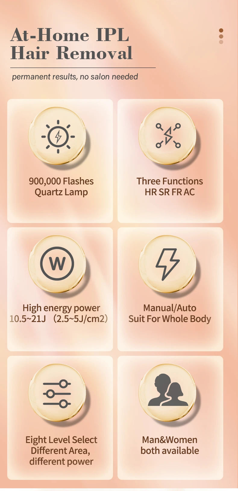 KODO 2025 – Épilateur laser IPL 4-en-1 indolore visage & corps