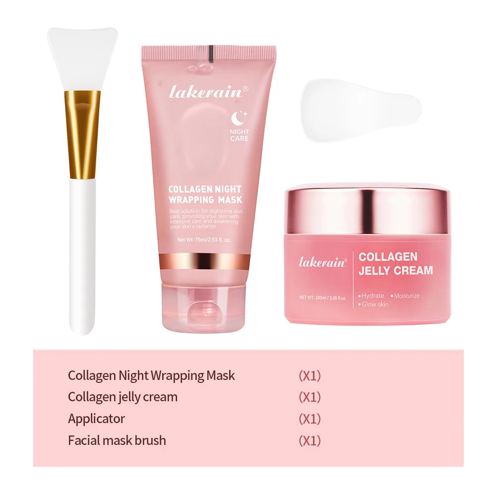 Masque Visage Nuit – Collagène & Exfoliation