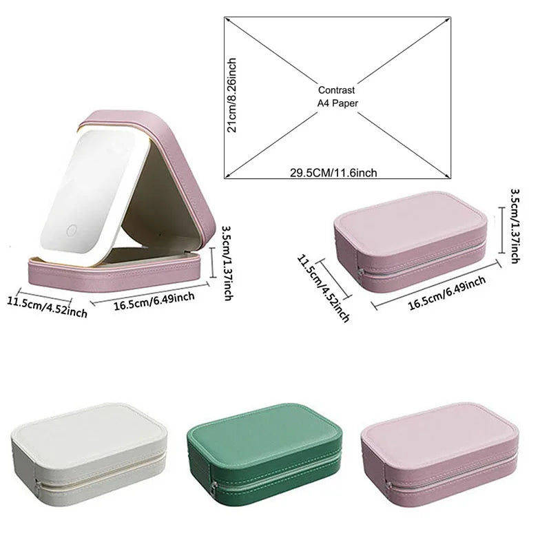 Trousse Beauté LED avec Miroir Intégré