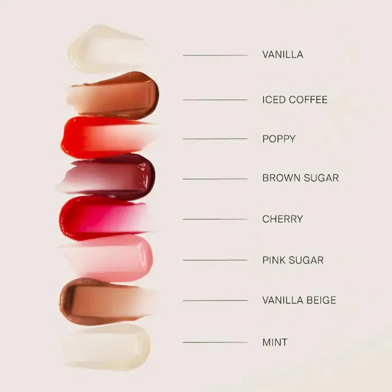 Offre spéciale réfrigérateurs d'été baume à lèvres Mini ensemble de brillant à lèvres nouveau hydratant Transparent lisse Tube souple miroir INS rouge à lèvres maquillage des lèvres