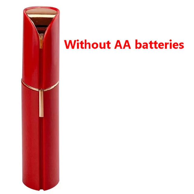 Mini épilateur électrique sourcils – Portable, indolore, design rouge à lèvres